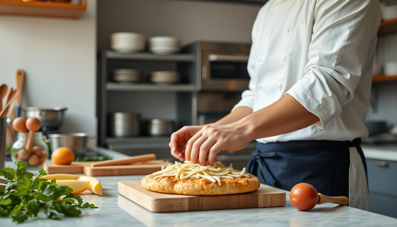 Quick weeknight dinner prepared in a home kitchen